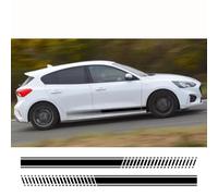 2PCS Auto Aufkleber, für Ford Focus RS ST MK2 MK3 MK4 Racing Style Side Door Skirt Vinyl Film Decor Decals Auto Tuning Zubehör
