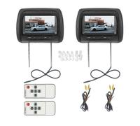 2Pcs Auto Kopfstütze Monitor Universal 7 Zoll TFT LED Bildschirm AV Eingang Auto Kopfstütze Hinten Video AV Displa