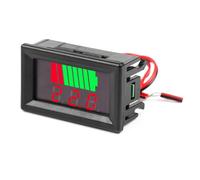 2Pcs Autobatterie Ladezustandsanzeige 12V -72V Lithiumbatterie Kapazitätsmess...