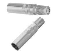 2pcs Cars Reifenventilverlängerung Kupferplattierte Chromventilkappen 39 mm