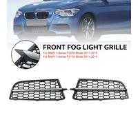 2PCS Front Bumper Fog Light Cover Bezel Grill Grille Für BMW F20 F21 2011-2015 M