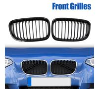 2PCS Front Bumper Kidney Grill Grille Für BMW 1 Series F20 F21 2012-2014