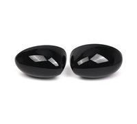 2PCS Für Mini Für Cooper R50 R53 2001-2006 R52 2004-2008 Seite Spiegel Abdeckung Flügel Kappe außentür Rückansicht Trim Auto Ersatz Auto Spiegelkappen(Gloss Black)