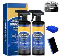 2PCS Quick Effect Coating Agent, 3 in 1 Auto Spray Kratzer Entfernen, Multifunktionales Schnellwirkungs-Beschichtungsmittel, Nano Spray Auto Beschichtungs combines Reparieren, Aufhellen und Schützen