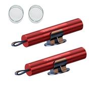 2PCS Safe Pro X FüR Autoscheiben, Auto-Sicherheitshammer Fensterbrecher, Safe Hammer Auto für Autoscheibe, Gurtschneider Notfallhammer, Einfache Bedienung, Kompakt und Praktisch (Rot)