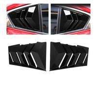 › 2Pcs/Set Car Rear Side Window Louver Blinds Glossy Black For 3 2020 2021