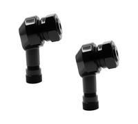 2PCS Winkelventil Motorrad & Autoventil Adapter, 90-Grad Ventilverlängerung für einfache Reifenbefüllung und Druckprüfung, kompatibel mit Auto, Motorrad und Fahrradventilen