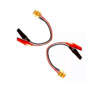 2Pcs XT60 Weibliche Stecker zu Alligator clip Stecker Adapter Ladekabel Blei Draht 14awg 15cm/30cm für