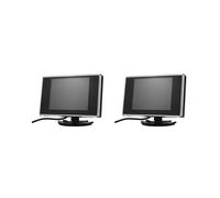 2Satz 3,5 Zoll Automonitor Monitor Rückfahrmonitor Zwei-Wege-Video Autozubehör
