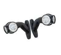 2st. 12V 24V LED Seitenmarkierungs-Anzeigen Lichter-Lampe für Auto-LKW-Anhänger LKW PKW Anhänger Pritsche Begrenzungsleuchten