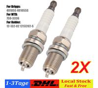 2stk RC12YC BK5ES Zündkerze für Briggs & Stratton OHV Motor 792015,491055,691043