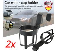2Str Becherhalter klappbar schwarz Getränkehalter Universal Auto BUS Dosenhalter
