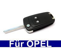 2T Ersatz Klappschlüssel Gehäuse für Opel Astra J Insignia Corsa E Meriva B