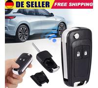 2Tasten Ersatz Klappschlüssel Gehäuse für Opel Astra J Corsa E Meriva B Insignia