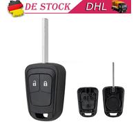 2Tasten Ersatz Schlüssel Gehäuse für Opel Corsa E Zafira Astra J Meriva B Adam
