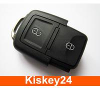 2Tasten Klappschlüssel Gehäuse für VW Golf Seat Skoda Volkswagen Auto Schlüssel