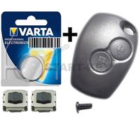2Tasten Schlüssel Gehäuse Batterie für Dacia Dokker Sandero Logan Lodgy duster