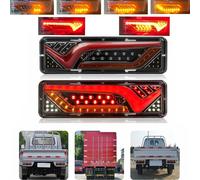 2tlg 57LED Anhänger Rücklicht Rückleuchten Set Anhänger Beleuchtung 12V/24V PKW.