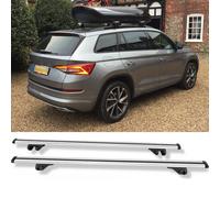 2tlg Dachträger Gepäckablage Gepäckträger Relingträger Für Skoda Kodiaq 17-2025