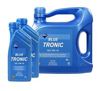2x 1 L + 4 L = 6 LITER ARAL BLUETRONIC BLUE TRONIC 10W-40 MOTOR-ÖL MOTOREN-ÖL