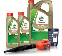 2x 1 L + 5 L = 7 LITER CASTROL EDGE 5W-40 MOTOR-ÖL MOTOREN-ÖL