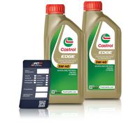 2x 1 L LITER CASTROL EDGE 5W-40 MOTOR-ÖL MOTOREN-ÖL