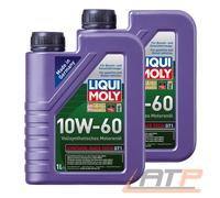2x 1 L LITER LIQUI MOLY SYNTHOIL RACE TECH GT1 10W-60 MOTOR-ÖL MOTOREN-ÖL