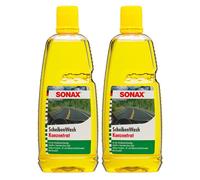 2x 1 L LITER SONAX SCHEIBENWASH KONZENTRAT MIT CITRUSDUFT SCHEIBEN REINIGER
