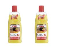 2x 1 L LITER SONAX WASCH & WAX WACHS LACKPFLEGE PFLEGE KONSERVIERUNG REINIGER