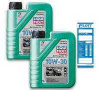 2x 1 Liter Liqui Moly Universal Gartengeräte-Ö 10W-30 2 L Universalöl Oil 1273 1273M2