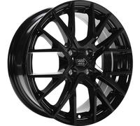 2x 1000 Miglia MM10094 gloss black 6.5x16 ET18 - LK4/108 ML65.1 Felge Alu