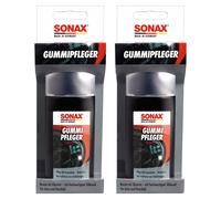 2x 100ml SONAX Gummipflegemittel Gummi-Pfleger mit Schwammapplikator 03400000
