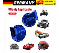 2X 115DB 12V Elektrische Schnecke Horn Air Horn Hochtöner Auto Horn Lkw