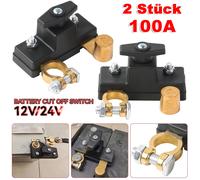 2x 12V 24V Batterie Trennschalter Hauptschalter Stromschalter Stromunterbrecher