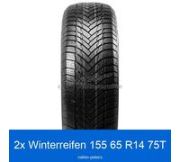 2x 155/65 R14 75T Winterreifen Tracmax X-Privilo S-130 3PMSF | 83238