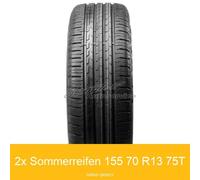 2x 155/70 R13 75T Continental EcoContact 6 Sommerreifen | 17193