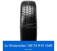 2x 195/70 R15 104R Falken EuroWinter Van-01 3PMSF Winterreifen | 32499