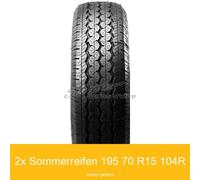 2x 195/70 R15 C 104R Sommerreifen Goodride Radial H-188 | 2450
