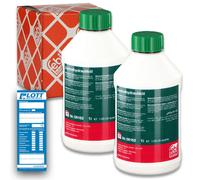 2x 1L FEBI 06162 Hydrauliköl Zentralhydrauliköl Servolenkungsöl passend für BMW 5er M5