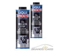 2x 1L LITER LIQUI MOLY PRO-LINE PROLINE ÖL-VERLUST-STOP ÖLVERLUST ZUSATZ ADDITIV