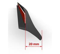 Radlauf Schutzleisten 20mm selbstklebend Pick up 200 cm Länge Van PKW Off Road