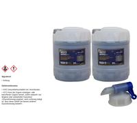 2x 20 L MANNOL Kühlerfrostschutz Typ G13 Antifreeze Kühlmittel grün + Hahn