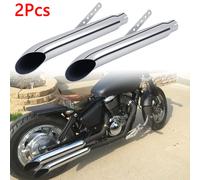 2x 20" Motorrad Auspuff Schalldämpfer für Suzuki Marauder VZ800 VZ1600 Bobber