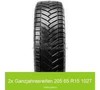 2x 205/65 R15 102T Ganzjahresreifen Michelin Agilis CrossClimate 3PMSF | 10293