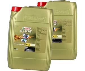 2x 20L CASTROL EDGE M 5W30 MOTORÖL passend für MB 229.52/51 BMW LL 04 API SN +