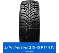 2x 215/45 R17 91V Kumho WinterCraft WP-71 3PMSF XL Winterreifen | 57799