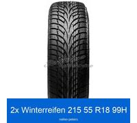 2x 215/55 R18 99H Nankang Winter Activa SV-3 3PMSF XL Winterreifen | 80102