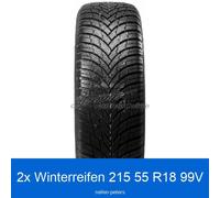 2x 215/55 R18 99V Winterreifen Firestone WinterHawk 4 3PMSF XL | 72869