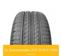 2x 215/70 R15 C 109R Sommerreifen Continental VanContact Ultra Camper | 58726