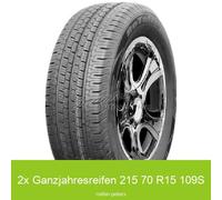 2x 215/70 R15 C 109S Allwetterreifen Rotalla Setula Van 4-Season RA-05 XL | 9495
